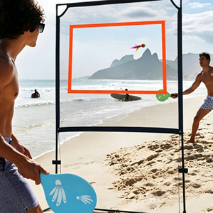 Filet d'entraînement de tennis en PU 230 cm x 155 cm, équipement d'entraînement portable pour usage extérieur, marque GQK - Product Image 2