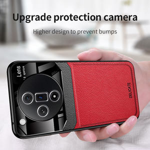 เคสโทรศัพท์มือถือแบบนิ่มกันกระแทก ผลิตจากหนัง PU สำหรับ OPPO <span class=keywords><strong>Find</strong></span> X7 Ultra X6 Pro Realme 11 Pro Plus ขายส่ง - Product Image 4