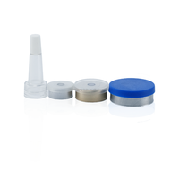 Couvercle supérieur torsadé souple en PVC Transparent de haute qualité 13mm-20mm bouchon compte-gouttes en plastique transparent médecine shampooing Lotion bouteilles tête de trompette