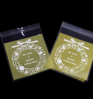 Sacs d'emballage rétractables en plastique transparent auto-adhésifs OPP pour portefeuilles, bonbons et autres friandises, impression en héliogravure