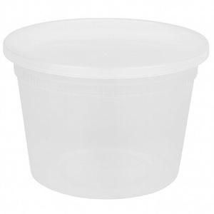 17 Oz Heavy‑Duty PP Deli <b>Containers</b> & Lids 20 Sets Microwave Freezer Safe Leak‑Resistant Durable - Product Image 1