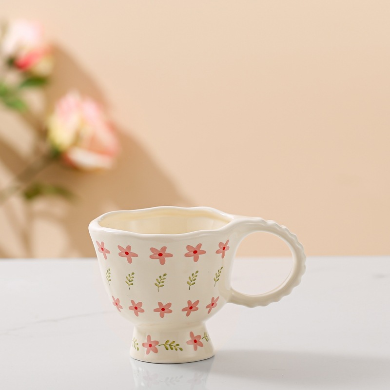 Mug fleur rose 3