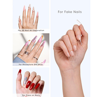 Kudan OEM 30ml Gel UV pour extension d'ongles, Gel de construction rapide transparent rose gelée, Gel BIAB pour construction d'ongles