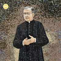 Mosaïque en verre taillée à la main au design moderne personnalisé motif mural carrelage d'art pour la décoration murale de la chambre à coucher