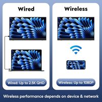 Kabellose Bildschirmübertragung leicht gemacht, genießen Sie eine saubere, kabellose Konfiguration mit AirPlay- und Miracast-Unterstützung.