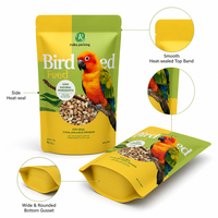 Sachet Doypack Personnalisé Imprimé Qualité Alimentaire pour Aliments pour Oiseaux, Graines de Perroquet, Friandises pour Animaux de Compagnie, Anti-humidité, avec Fermeture Ziplock – Vente en Gros