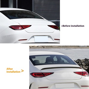Alerón Trasero Superior de Fibra de Carbono ABS para CLS260 300 350 C257 AMG 2018+, Estilo de Alerón Trasero de Una Sola Pieza, SKU02 - Product Image 3