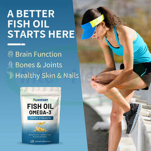 น้ำมันปลาฮาลาลแคปซูลนิ่มหัวใจสมองอาหารเสริม1000มก. Omega3น้ำมันปลาโอเมก้า<span class=keywords><strong>3</strong></span>แคปซูลนิ่ม - Product Image 2