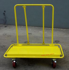 Carro profesional de cuatro ruedas de madera contrachapada para trabajo pesado, carro de paneles de yeso y carro de herramientas de mármol - Product Image 2