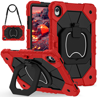 Étui de protection à 3 couches pour Samsung Tab S11 X730 X736 X736B 2025 avec support rotatif à 360° et sangle d'épaule OEM ODM
