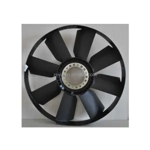 KAMAZ araba için kabuk oto yedek parçaları MM çaplı FAN radyatör parçaları ile 020002743 670 FAN pervane 8 bıçakları