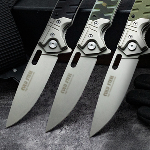 <span class=keywords><strong>Couteau</strong></span> à lame pliante portable OEM personnalisable avec manche en acier inoxydable G10 pour la pêche, la randonnée et le camping <span class=keywords><strong>Couteau</strong></span> de poche EDC - Product Image 4