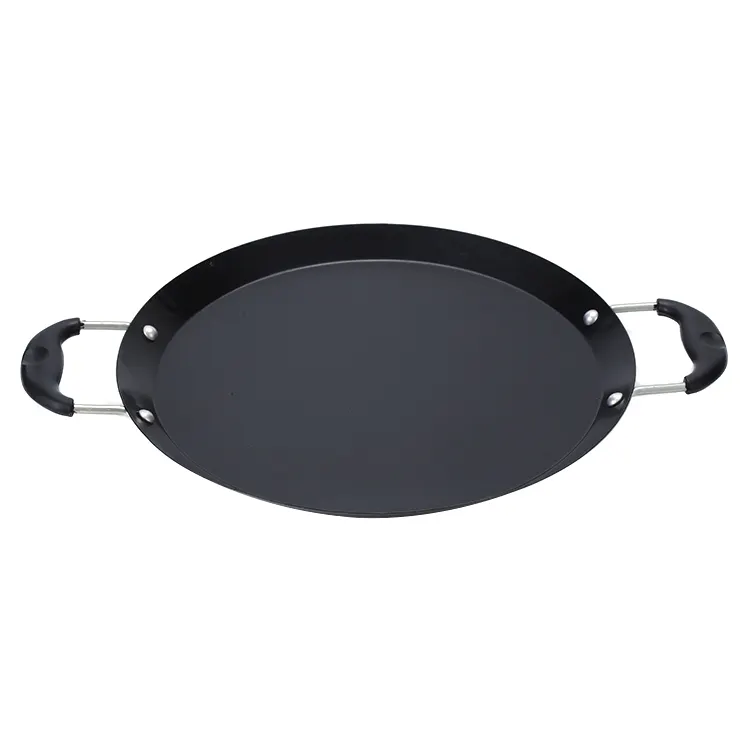 Multifunctional Pizza Aluminum Grill Pan BBQ Nonstick Camping Round Frying Pan