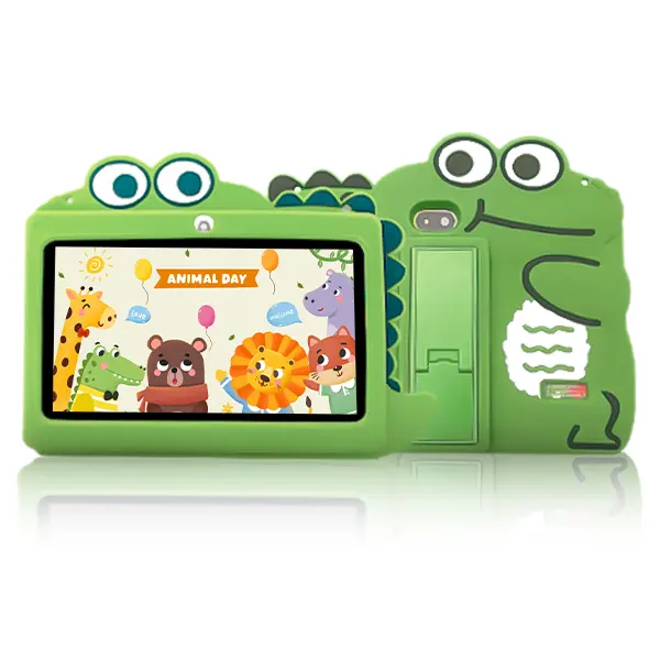 latest 7 Inch cute Kids Tablet 2GB RAM 32GB ROM Tablet for Kids Tablet PC Wifi Box Speaker OEM Hard Quad Core Educational 16GB