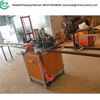 Machine de découpe d'angle pour porte fenêtre, en aluminium, panneau composite, scie d'angle à bois