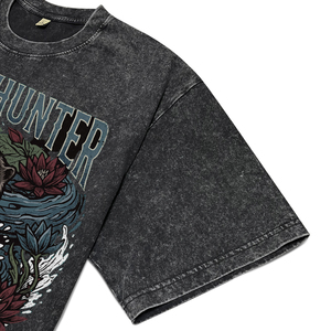 Camisetas Vintage con Lavado Ácido y Transpirables para Hombre, Ropa con Estampado Retro Personalizado, Camisetas Holgadas de Estilo Urbano para Hombre - Product Image 5