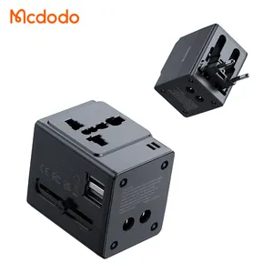 Mcdodo Factory 2.1A Dual Port USB Carregador Mundial UE AUS UK EUA plug Adaptador Universal USB Carregador de Viagem Adptaor