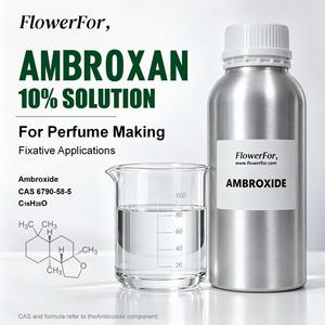 Soluzione di Ambroxan 10% Fissativo per Fragranze Legnose e Ambrate per la Creazione di Profumi, Ambroxide CAS 6790-58-5 - Product Image 1