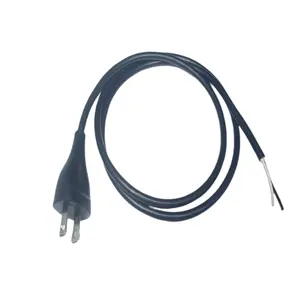 Ul tiêu chuẩn 13A 125V 2pin cắm điện cáp linh hoạt 16awg/2C 2 Pin Dây nguồn cho màn hình máy in 3D TV cáp điện