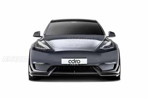 <b>For</b> Tesla Model3 Model Y 2018-2023 Body Kit Front Bumper Splitter Glossy Black Sport Style Front Bumper <b>Diffuser</b> <b>Car</b> Accessories - Product Image 3