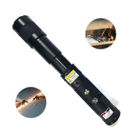 Pemantik Laser IR Genggam Portabel 120W Isi Ulang dengan Lensa yang Dapat Disesuaikan 900-1100nm untuk Kembang Api Luar Ruangan dan Pengusir Nyamuk