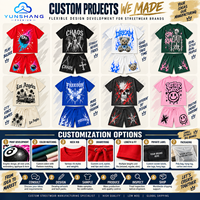 Ensemble deux pièces homme : T-shirt respirant en maille imprimé numérique à motif uni et short à cordon de serrage style streetwear (motif boule 8)