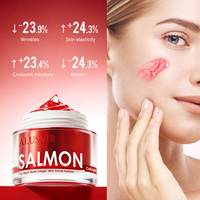 Crème hydratante pour le visage au collagène PDRN de saumon et de rose, soin de la peau coréen en marque privée, boost d'éclat, hydratation intense, gel hydratant