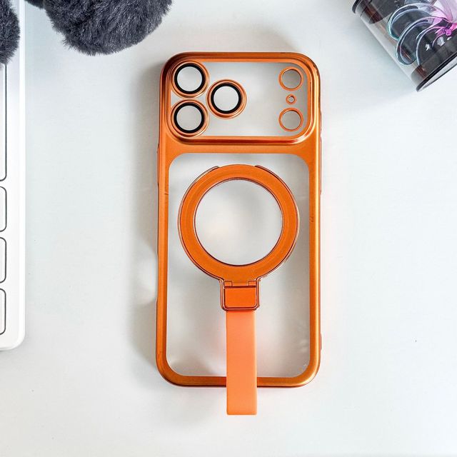 Office Gift Stand Phone Case for iPhone 18 Pro Max Multi Colors Custom Logo Print Magnetic Phone Case