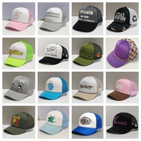 Gorra Trucker Personalizada de 5 Paneles con Malla Transpirable y Cierre a Presión, con Logotipo Bordado para Deportes al Aire Libre