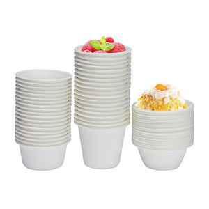 Precio competitivo, pulpa de bagazo biodegradable, taza desechable para salsa de pulpa de caña de azúcar, respetuosa con el medio ambiente, tapa de taza de bagazo para sacar para salsa - Product Image 3