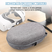 Étui de transport rigide Compatible avec OQ- 2 Basic/Elite Version VR casque de jeu et contrôleurs tactiles accessoires