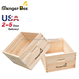 Durable Fir Wooden Honey Bee Boxes for Bees Bee Hives Wooden Langstroth Beehive Beehives Accessories - Product Image 1
