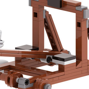 MOC5021Series Catapulte médiévale Blocs <span class=keywords><strong>de</strong></span> construction MOC DIY Guerres Attaque d'une ville Armes Briques assemblées Jouets pour enfants Cadeau Juguetes - Product Image 6