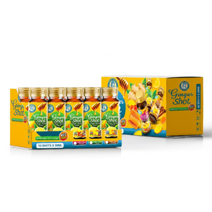 Bebida de Jengibre, Miel y Limón, 10 Unidades x 30 ml, en Caja, para Adultos - Product Image 1