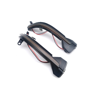 Autodragons - Luz LED Dinámica para Espejo Lateral de Coche, Color Ámbar Ahumado, Intermitente Secuencial para F10 F11 F07 F18 F01 F02 F03 - Product Image 1