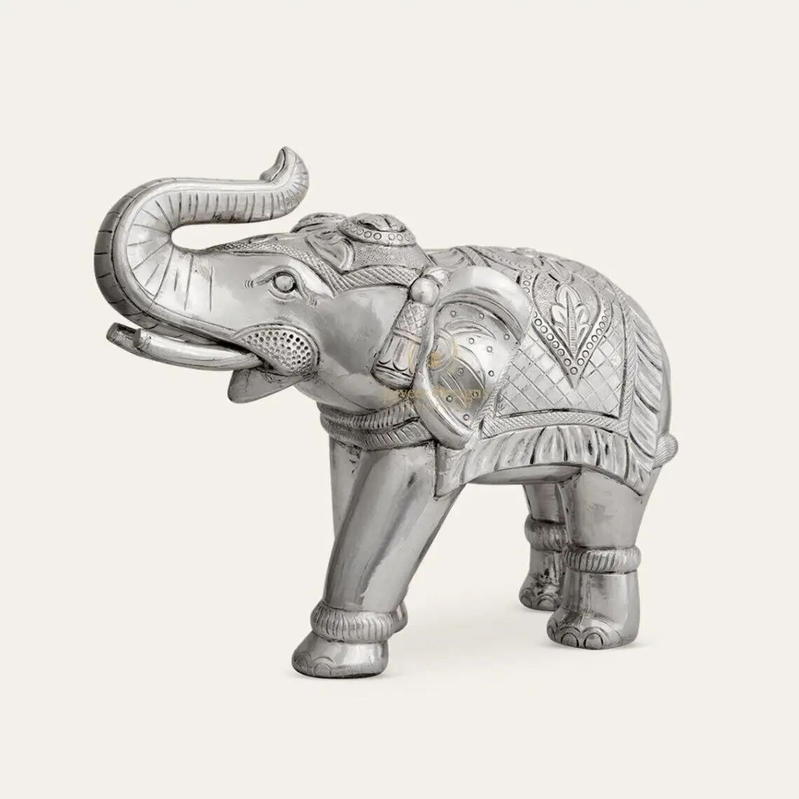 कस्टम चांदी हाथी नशे हाथी bronzing घर सजावट के लिए चला जाता है