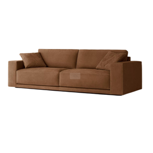Sofá de lujo HEC para sala de estar, <span class=keywords><strong>Bella</strong></span> sofá de cuero para el hogar de terciopelo de mediados de siglo, centro comercial, apartamento o muebles de Club - Product Image 2