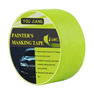 YOUJIANG résistant à la chaleur maler klebeband Auto automobile finition peinture goldband washi papier masquage peintre ruban pour la peinture