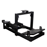 Simulador de Conducción de Autos, Estructura de Aluminio 4080, Sim Rig para Juegos de Carreras, Cabina de Simulación, en Oferta