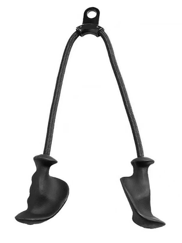 Cuerda de tríceps negra