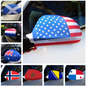 Funda para espejo retrovisor de coche con bandera de fútbol para aficionados, superventas, entrega rápida - Product Image 4