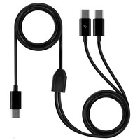 Câble adaptateur répartiteur mâle USB Type-C 2.0 PVC 1 2 3 4 5 6 Connecteur de charge de synchronisation de données pour ordinateurs téléphones caméras montres intelligentes