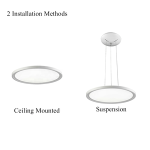 Panel de luz de techo de 24W, 30W, 40W, 100W, cambio de CCT, Panel de luz de techo creativo nórdico para decoración del hogar - Product Image 5