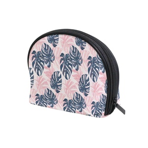 Trousse de Maquillage Tendance à Motifs Hawaïens avec Fermeture Éclair, Design Élégant en Forme de Coquillage, Sac de Toilette Personnalisé - Product Image 2