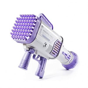 Pistolet à eau électrique en plastique pour adultes et enfants, automatique et manuel, jouet d'été d'extérieur avec fonctions lumineuses, longue portée, amusant - Product Image 1