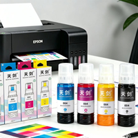 Recharge d'encre compatible Epson EcoTank 004, encre pour imprimante, pour l'impression de documents et de photos, solution d'impression pour la maison, le bureau et les entreprises