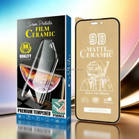 Protection d'écran en verre céramique mat de qualité supérieure pour TCL 20 5G 40 SE 30 SE 40 NXTPAPER 20XE, film de protection à couverture complète
