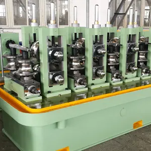 Máquina para hacer tubos Molino de tubos Acero al carbono Acero dulce MS Línea de producción de tubos de hierro Fabricación