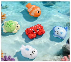 ชุดของเล่นจิ๋ว DIY สำหรับพัฒนาสติปัญญาเด็ก ของขวัญวันเกิด สัตว์ทะเล ปลา กระดองเต่า ปู ลอยน้ำ - Product Image 3