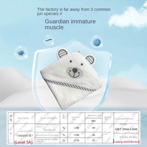 Asciugamano da Bagno per Neonati G.mood, Cuscino in Fibra di Bambù Rivestito con Cappuccio, <span class=keywords><strong>Accappatoio</strong></span> Morbido per Bambini, Mantella per Uso in Bagno - Product Image 4